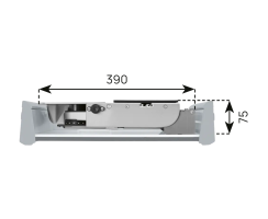 ritter Einbau-Allesschneider AES 62 SR-H silbermetallic/rechts 542005