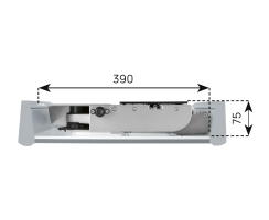 ritter Einbau-Allesschneider AES 72 SR-H sibermetallic/rechts 546005