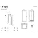 DUNAVOX Einbau Weink&uuml;hler Glance-114 - Push to open - 178,4cm - 288L - 114 Flaschen - Edelstahl - DAVG-114.288DSS.TO