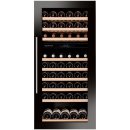 DUNAVOX Einbau Weinkühler Soul-72 - Höhe 123,4cm - 72 Flaschen - Schwarz - DAVS-72.185DB