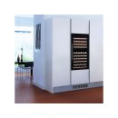 DUNAVOX Einbau Weinkühler Soul-72 - Höhe 123,4cm - 72 Flaschen - Schwarz - DAVS-72.185DB