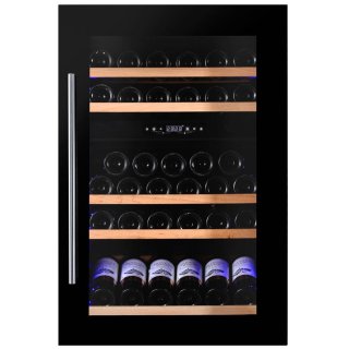 DUNAVOX Einbau Weinkühler Soul-49 - Höhe 88,5cm - 49 Flaschen - Schwarz - DAVS-49.116DB
