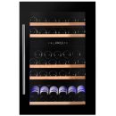 DUNAVOX Einbau Weinkühler Soul-49 - Höhe 88,5cm - 49 Flaschen - Schwarz - DAVS-49.116DB