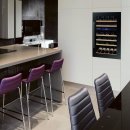 DUNAVOX Einbau Weinkühler Soul-49 - Höhe 88,5cm - 49 Flaschen - Schwarz - DAVS-49.116DB