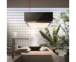 falmec Inselhaube Levante, Up & Down, 120 cm, Glas...