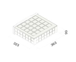 falmec Umluftbox Carbon. Zeo inkl. Lüftungsgitter...