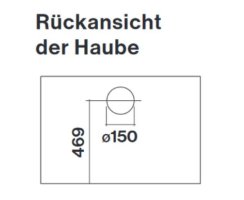 falmec Kopffreihaube Quasar, 80 cm, Glas weiß 100338