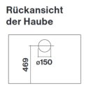 falmec Kopffreihaube Quasar, 80 cm, Glas weiß 100338