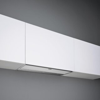 falmec Flachlüfter Move, 80 cm, Edelstahl, Glas weiß 101905