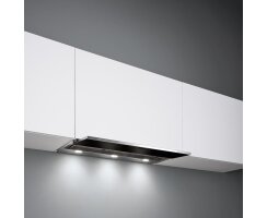 falmec Flachlüfter Move, 80 cm, Edelstahl, Glas weiß 101905