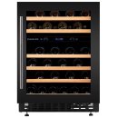 DUNAVOX Unterbau Weinkühler Flow-46D DAUF-46.145DB, 82cm, 145L, 46 Flaschen, schwarz