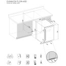 DUNAVOX Unterbau Weink&uuml;hler Flow-46D DAUF-46.145DSS, 82cm, 145L, 46 Flaschen, EdelstahL