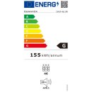 DUNAVOX Unterbau Weink&uuml;hler Flow-46D DAUF-46.145DSS, 82cm, 145L, 46 Flaschen, EdelstahL