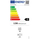 DUNAVOX Unterbau Weinkühler Flow, 82cm, 138L, 46 Flaschen, schwarz, DAUF-46.138B