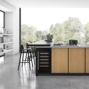 DUNAVOX Unterbau Weinkühler Flow-32  DAUF-32.83B, Höhe 820mm, 32 Flaschen, schwarz