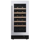 DUNAVOX Unterbau Weinkühler Flow-32 DAUF-32.83SS, Höhe 820mm, 83L, 32 Flaschen, Edelstahl