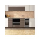 DUNAVOX Unterbau Weinkühler Flow-32 DAUF-32.83SS, Höhe 820mm, 83L, 32 Flaschen, Edelstahl
