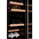 DUNAVOX Unterbau Weinkühler Flow-17 DAUF-17.58DB, Höhe 813mm, 17 Flaschen, schwarz