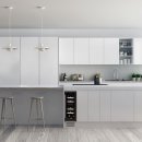 DUNAVOX Unterbau Weinkühler Flow-17 DAUF-17.58DB, Höhe 813mm, 17 Flaschen, schwarz