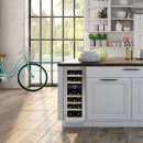 DUNAVOX Unterbau Weinkühler Flow-17 DAUF-17.58DB, Höhe 813mm, 17 Flaschen, schwarz