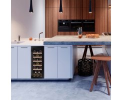 DUNAVOX Unterbau Weinkühler Flow-19 DAUF-19.58B, Höhe 813mm, 19 Flaschen, schwarz
