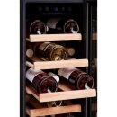 DUNAVOX Unterbau Weinkühler Flow-19 DAUF-19.58B, Höhe 813mm, 19 Flaschen, schwarz