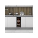 DUNAVOX Unterbau Weinkühler Flow-19 DAUF-19.58B, Höhe 813mm, 19 Flaschen, schwarz