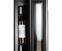 DUNAVOX Unterbau Weinkühler Flow-9 DAUF-9.22B, Höhe 82cm, 9 Flaschen, schwarz