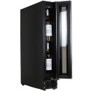 DUNAVOX Unterbau Weinkühler Flow-9 DAUF-9.22B, Höhe 82cm, 9 Flaschen, schwarz