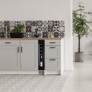 DUNAVOX Unterbau Weinkühler Flow-9 DAUF-9.22B, Höhe 82cm, 9 Flaschen, schwarz