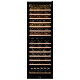 DUNAVOX Stand Weinkühler Grande-166 - Höhe 177cm - 166 Flaschen - schwarz - DX-166.428DBK