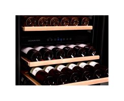 DUNAVOX Stand Weinkühler Grande-166 - Höhe 177cm - 166 Flaschen - schwarz - DX-166.428DBK