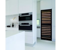 DUNAVOX Stand Weinkühler Grande-166 - Höhe 177cm - 166 Flaschen - schwarz - DX-166.428DBK