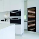 DUNAVOX Stand Weinkühler Grande-166 - Höhe 177cm - 166 Flaschen - schwarz - DX-166.428DBK