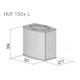 homeier Umluftfilter BUF 150 + L f&uuml;r Mistral &amp; Mistral Slim 1409224