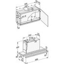 Miele Flachpaneel-Dunstabzugshaube DAS 4930 Obsidianschwarz - 90 cm