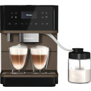 Miele Stand-Kaffeevollautomat CM 6360 MilkPerfection - Obsidianschwarz/Bronze PearlFinish