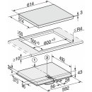 Miele Glaskeramik Kochfeld KM 6521 FR autark - 61,4 x 51,4 cm