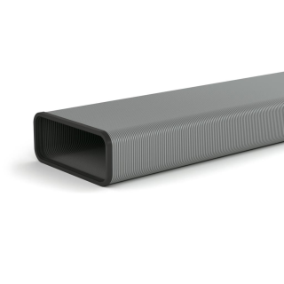 Naber COMPAIR STEEL flow® flex 150 Flachkanalrohr Aluminium 1000 mm 4061002
