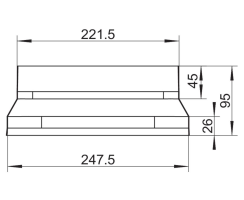 Naber COMPAIR STEEL flow® 150 Adapter verzinkter Stahl 4061035