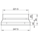 Naber COMPAIR STEEL flow® 150 Adapter verzinkter Stahl 4061035
