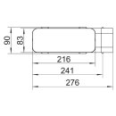 Naber COMPAIR STEEL flow&reg; 150 Rohrbogen horizontal 90&deg; verzinkter Stahl 4061014