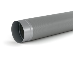 Naber COMPAIR STEEL flow® flex 150 Rundrohr Aluminium, Edelstahl 350 mm 4061006