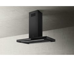 Elica Inselhaube Adele Island BL MAT/A/90x60 PRF0182415 Schwarz