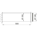 Naber COMPAIR STEEL flow® 150 Mauerkasten inkl. THERMOBOX verzinkter Stahl, Edelstahl 4061031