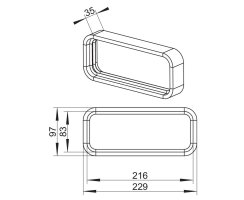 Naber COMPAIR STEEL flow&reg; 150 Profildichtung PVC 4061027