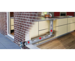 Naber COMPAIR STEEL flow® 150 Schaumstoffband Polyethylenschaum, grau 4061025