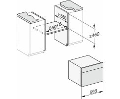 Miele Dampfbackofen DGC 7445 HCX Pro - ArtLine Grifflos - Graphitgrau - mit Frischwasseranschluss