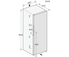 Miele Stand-Gefrierschrank FN 4342 E Wei&szlig; - H&ouml;he 165 cm