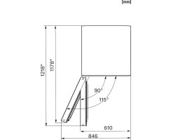 Miele Stand-Gefrierschrank FNS 4382 E Weil&szlig; - H&ouml;he 185 cm - Side-by-Side f&auml;hig